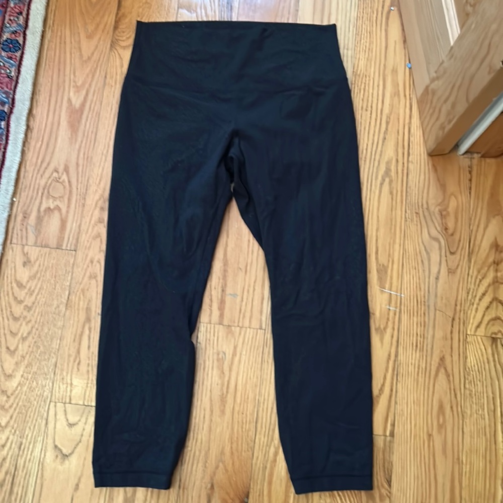 Lululemon Black Snakeskin Leggings